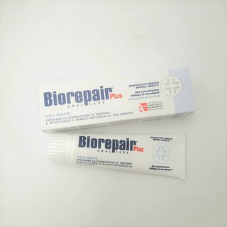 Biorepair 貝利達 牙膏 義大利亮白修護牙膏75ML，去除牙漬，修護琺瑯質, 75ml, 1個