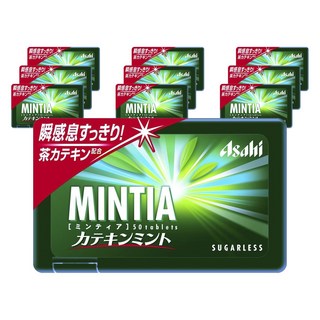 Asahi 朝日 MINTIA兒茶素薄荷糖口含錠 50顆入, 10盒, 7g