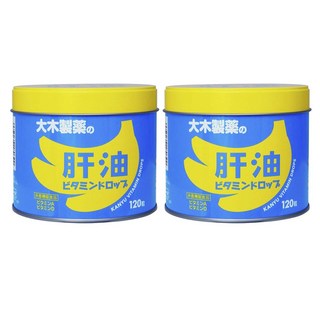 Ohki 肝油維他命丸 香蕉味, 2個, 120片