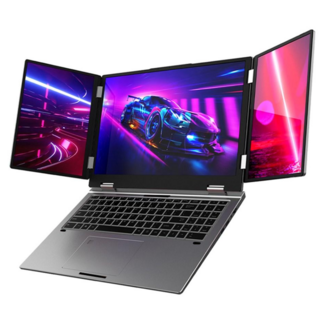 16吋 三層幕燈 （i7-1260P / 32GB RAM / 2TB SSD）, 黑色, MAX16 三螢幕搭配型電腦, WIN11 Pro