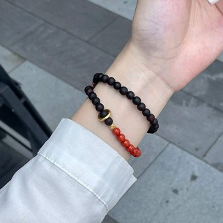 超高品質 佛珠手鍊 南紅瑪瑙 沉香手鍊 女手串 圓珠手鍊 民族風手鍊 送禮