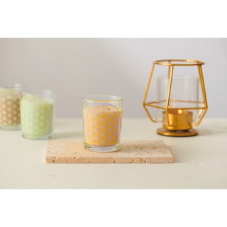 生命之花香薰蠟燭，天然精油香氛，持久淡雅，居家香氛，舒緩身心，精美裝飾, 120g, 1個, 蘭花味