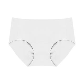 24HRS 美背款親膚無痕內褲 高腰提臀無痕內褲 親膚透氣舒適內褲, 奶霜白