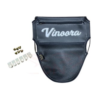 Vinoora M 125 機車車廂置物袋 車廂收納袋 機車置物網袋, 黑色