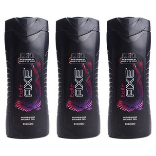 AXE 清爽淋浴乳, 激發, 3個