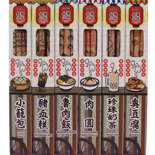 利百代台灣小吃三角塗頭鉛筆 CB-160-165 (2B)/一小盒6支入 台灣文創商品, 一小盒6支入, 1個