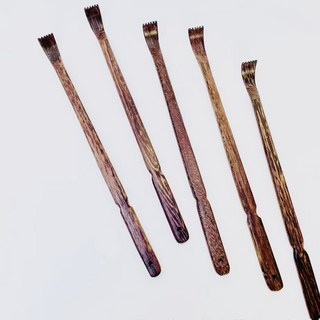 天龍紡 高級原木加厚不求人－癢癢撓、黑牛角、烏木、竹片、檀木、實木, 雞翅木, 1個