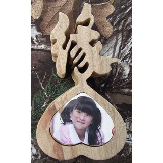 (禪智木之藝)立體字木雕 樟木 立體字 雕刻 立體雕刻藝術 立體心型相框 工廠直營-樟木立體木雕心型相框(緣), 詳見包裝, 詳見包裝, 小