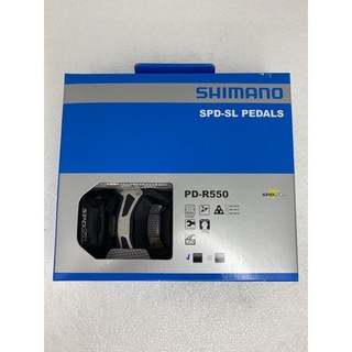 Shimano PD-R550 SPD-SL 公路車卡踏 踏板附扣片 平價超值 黑色