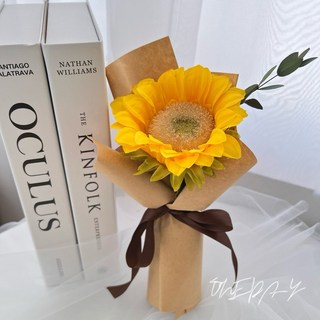 ONEDAY 向日葵花束 仿真太陽花 畢業花束 向日葵 太陽花, 黃色