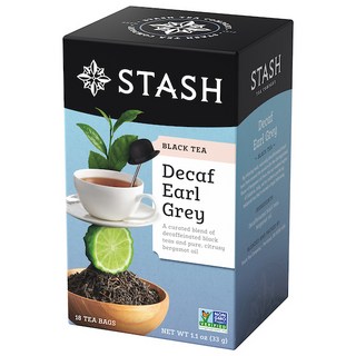 Stash Tea 伯爵茶包 無咖啡因, 1.8g, 18包, 1盒
