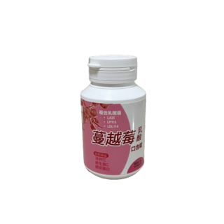 依町麥 蔓越莓乳酸口含錠60入/罐 (複合乳酸菌 LA25 LP115 LDL114 洛神花 維生素C), 1箱/盒, 60顆