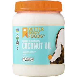 BETTER BODY FOODS 椰子油, 1罐, 1.6L