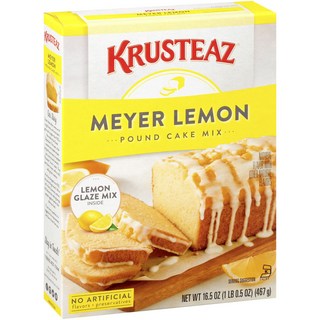 KRUSTEAZ 磅蛋糕與 Mayer 檸檬釉混合, 1個, 467克