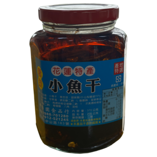 花蓮特產剝皮脆辣椒小魚乾450g, 1個, 450