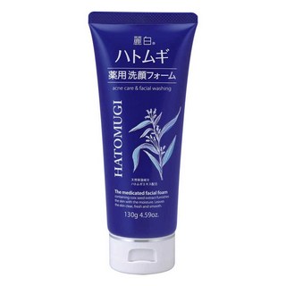 KUMANO 熊野油脂 麗白薏仁高保濕洗面乳, 1條, 130g