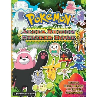(英文圖書)Pokémon Alola Region Sticker Book 平裝版, Pikachu Press, 英文