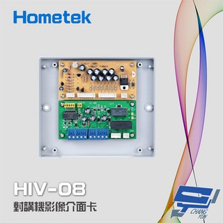 Hometek HIV-08 對講機影像介面卡 (大樓用) - 可匹配八戶影像, 1個, 數量