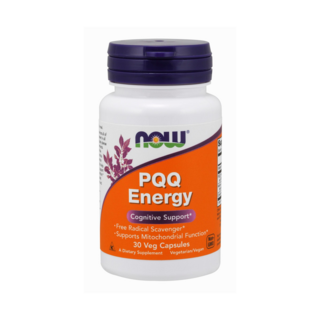 NOW Foods PQQ能量素食膠囊, 30顆, 1罐