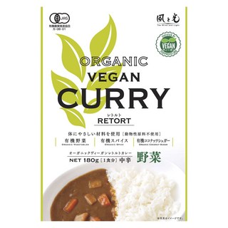 TheWindAndLight 素食即食蒸煮蔬菜風味咖哩 中辣口味, 1個, 180g