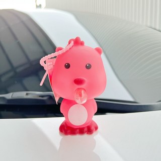 ZANMA LOOPY 捏捏樂吹泡泡玩具 解壓鑰匙圈吊飾 可愛粉紅色, 1個, 粉紅色