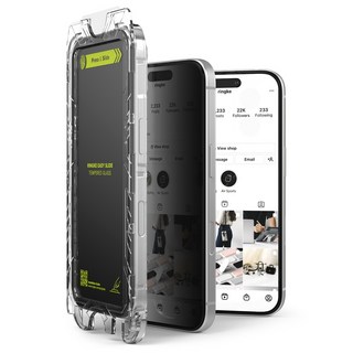 Rearth Ringke Apple iPhone 16 Plus & 15 Plus 防窺玻璃保護貼, 1個