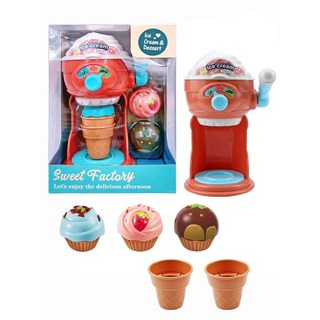 玩具兄妹 電動冰淇淋雪糕機玩具, 冰淇淋機(小盒/不用電池)