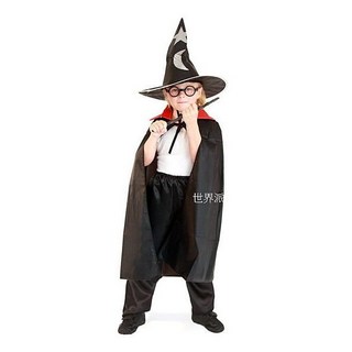 瘋狂派對 哈利波特魔法四件式披風造型組 (萬聖節服裝)