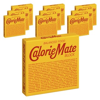 CalorieMate 能量棒 巧克力口味 4條入, 10盒