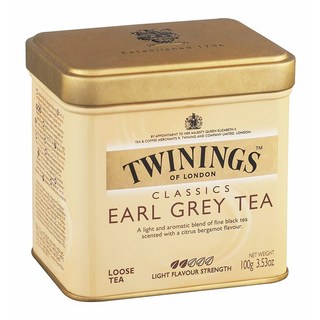 TWININGS 唐寧茶 皇家伯爵茶茶葉, 100g, 1罐, 1罐
