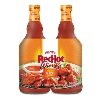 FRANK'S RedHot 水牛城辣雞翅醬, 1.48L, 2瓶
