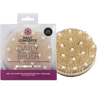 DAILY CONCEPTS 日常排毒按摩身體刷, 1個, 混色