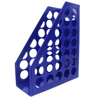 聯合 雜誌箱 開放式圓孔雜誌架 AMF6800 台灣製 直式橫式都OK, 黑色, 1個