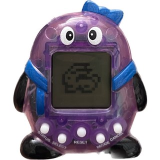 企鵝造型電子雞, 透明紫, 1, JY-2053A