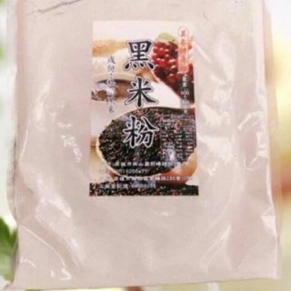 美香健康坊 秈稻黑米粉（原味）養生沖調飲品 無添加色素香料, 600g, 1個