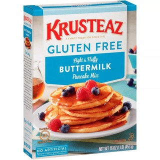 KRUSTEAZ 無麩質鬆餅粉, 1盒, 453g