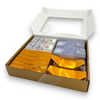 冥幣金條大金元寶組 仿真美金 台幣 金條 金元寶 祭祖用品, 1個