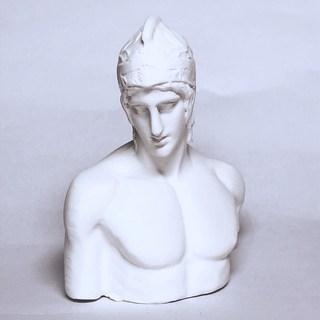北星文化 迷你石膏像擺飾 素描 藝術擺件, 瑪爾斯(戰神)
