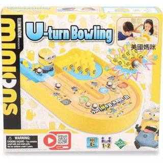 【美國媽咪】小小兵迴轉保齡球 桌遊 同玩 桌上遊戲 生日 禮物 EPOCH 07518, 詳見包裝