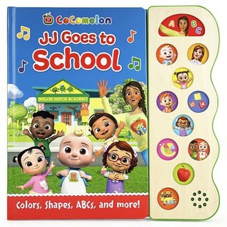 (英文圖書)Cocomelon Jj Goes to School Board Books, Cottage Door Press, 英文, 硬頁書