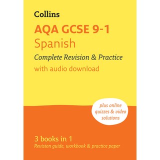 (英文圖書) Aqa GCSE 9-1 Spanish Complete Revision and Practice: Ideal for Home Learning 2026 Exam 平裝版, Collins, 英文