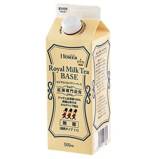 ucc Homer皇家奶茶調製用紅茶濃縮液 無糖, 1瓶, 500ml