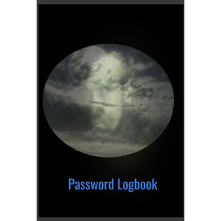 (英文圖書) Password Logbook: 6 in. X 9 in. Face in the clouds cover design. 平裝版, Independently Published, 英文