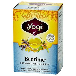 yogi Bedtime洋甘菊茶包 無咖啡因, 1.5g, 16包, 1盒
