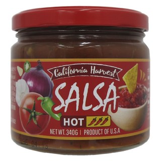 CaliforniaHarvest 莎莎醬 辣味, 1個, 340g