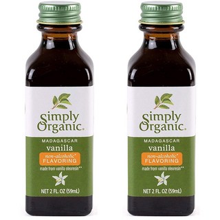 Simply Organic 馬達加斯加香草精, 2個, 59ml