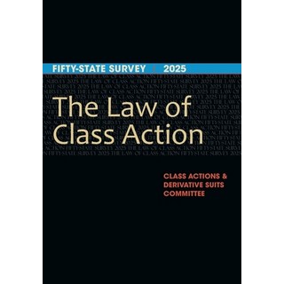 (英文圖書) The Law of Class Action: Fifty-State Survey 2025 平裝版, American Bar Association, 英文