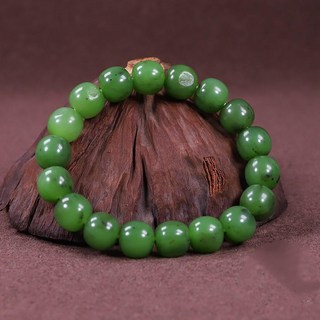 和田玉手鍊 和田玉籽料 碧玉手鍊 手鍊 手串 手環 玉石 玉手鍊 老型珠 天然玉手串 保平安 招財手鍊 女生禮物 172