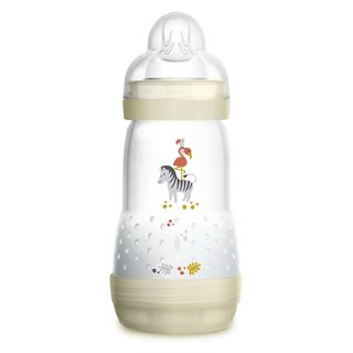 MAM Baby Anti-Colic奶瓶 266.2ml, 2m+, 透明, 1支