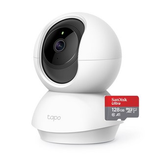 TP-Link Tapo C200 128G WiFi無線網路攝影機，360度全方位守護，雙向語音溝通，移動偵測警報, 1組